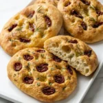 Focaccia mit getrockneten Tomaten