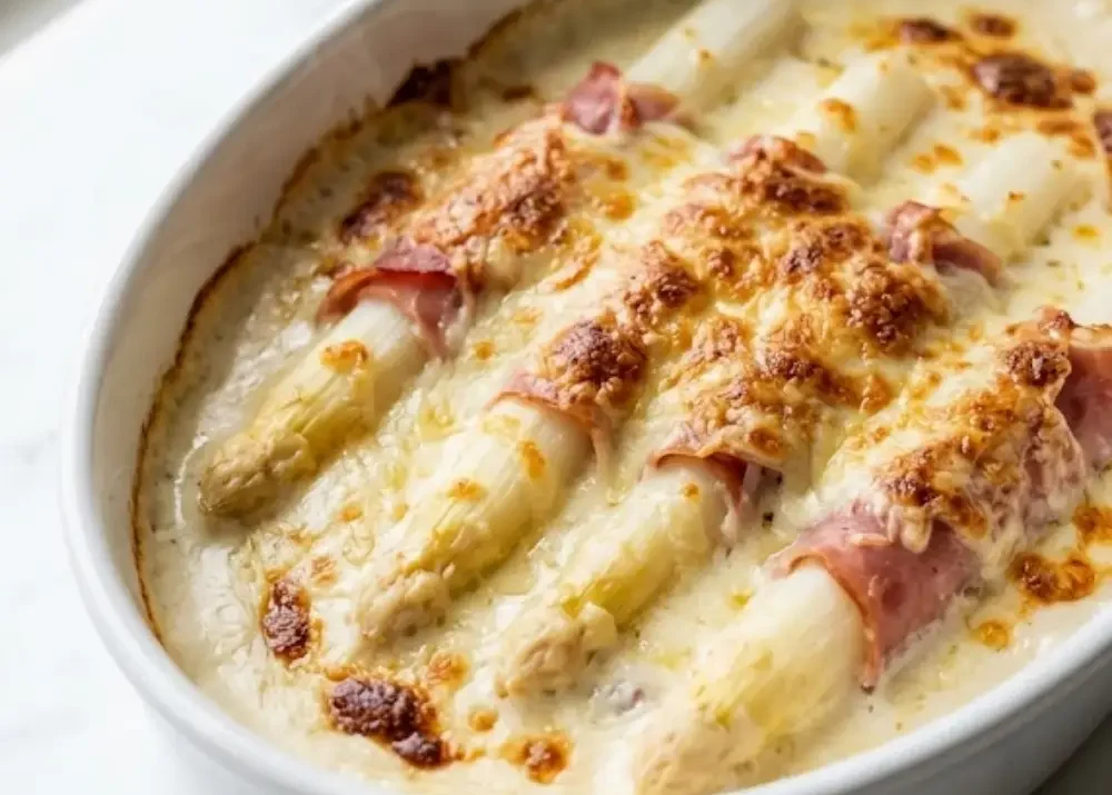 Spargel Überbacken: Der Frühlings-Klassiker Mit Schinken & Geschmolzenem Käse