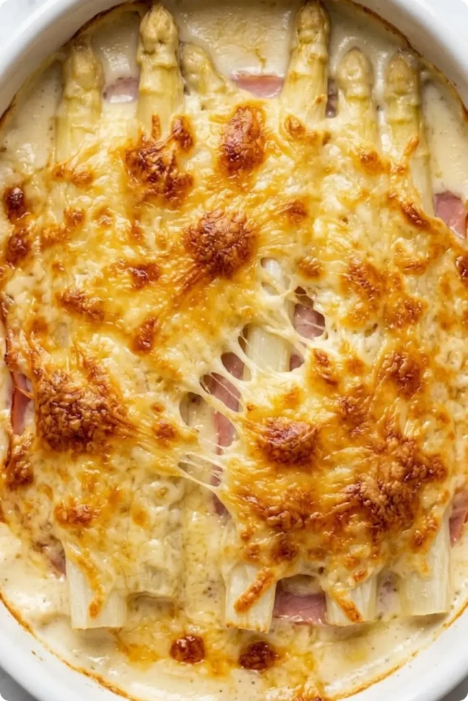 Spargel überbacken