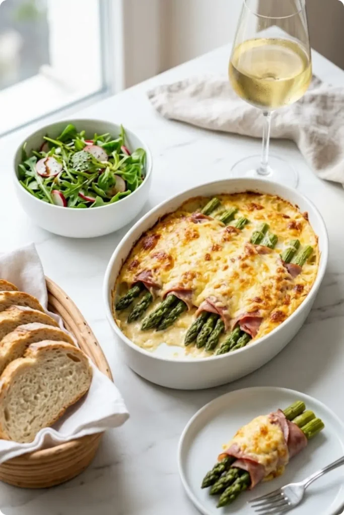 Spargel überbacken