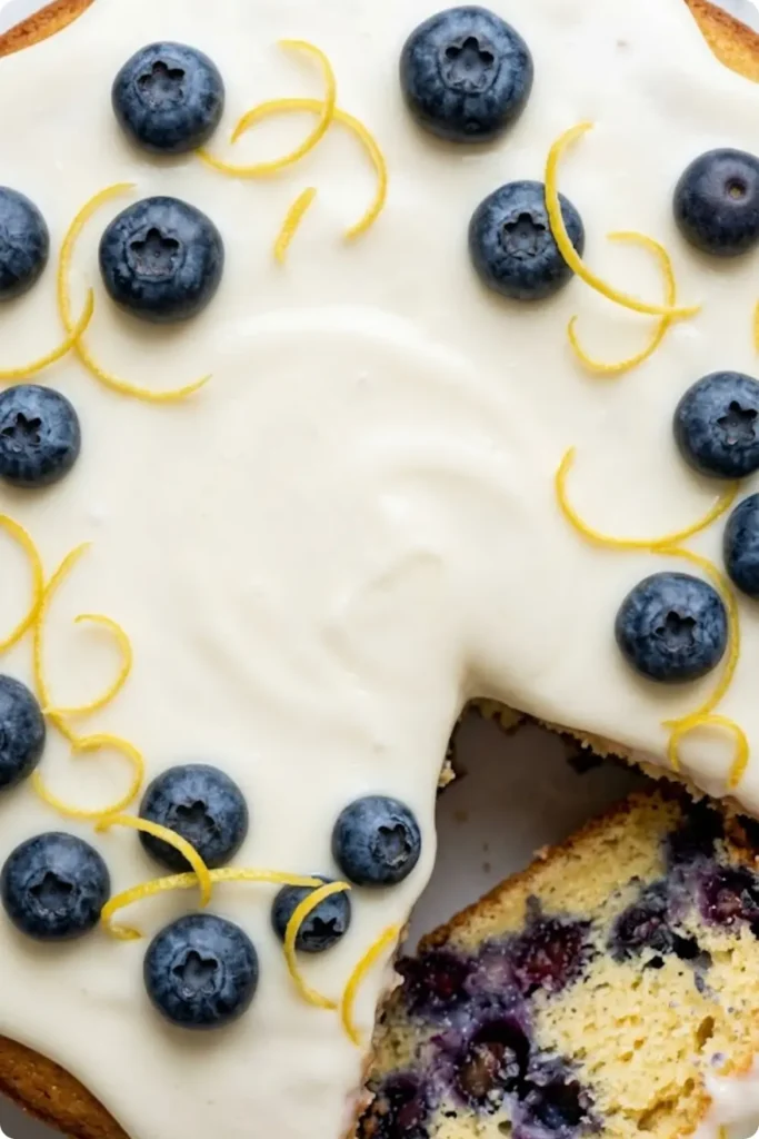 Zitronen-Blaubeer-Kuchen
