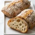 schnelles ciabatta italienisches fladenbrot