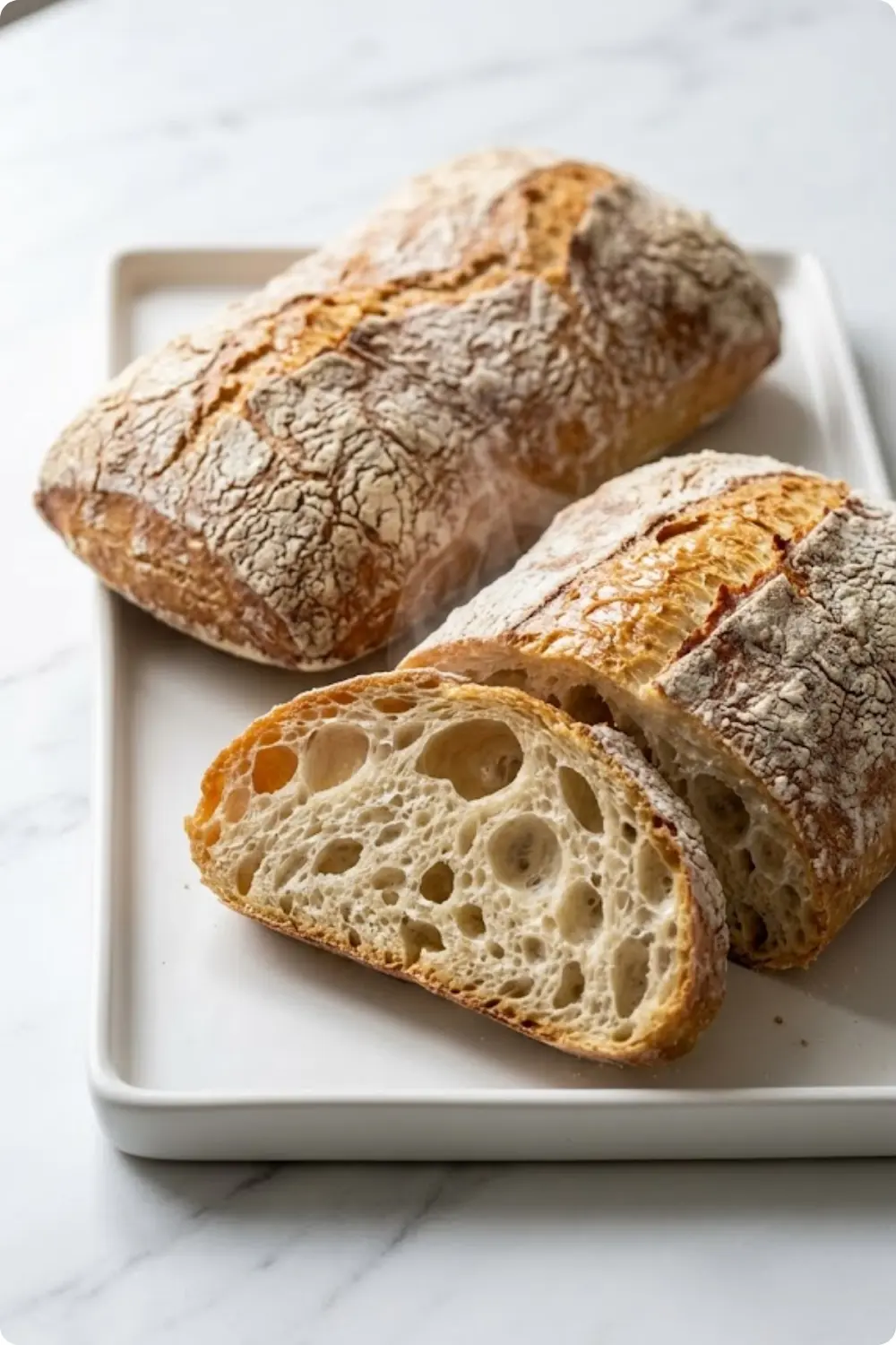 schnelles ciabatta italienisches fladenbrot
