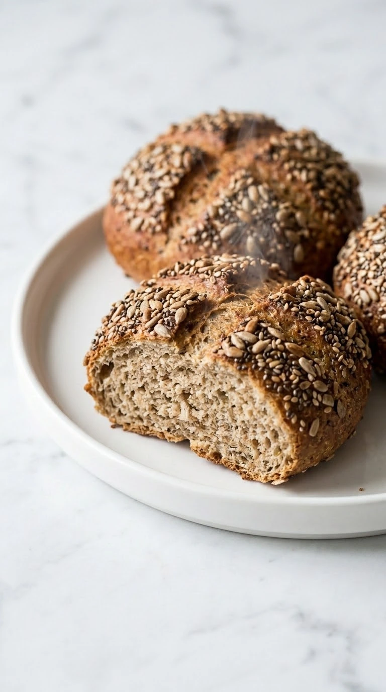 Saftige Eiweißbrötchen ohne Hefe – Das beste 45-Minuten-Rezept