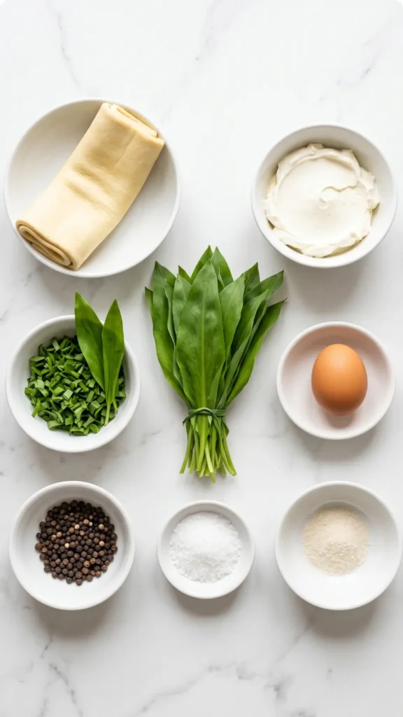 Bärlauch-Frischkäse-Schnecken Das einfachste Rezept für krosse Frühlingsschnecken