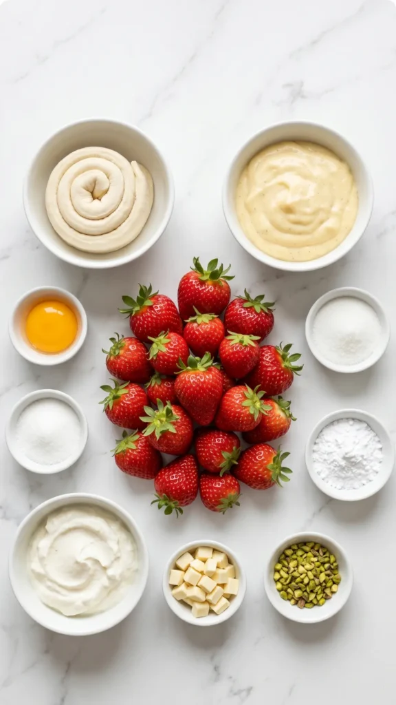 Blätterteigherzchen mit Erdbeeren Das einfachste Blitz-Dessert für besondere Anlässe