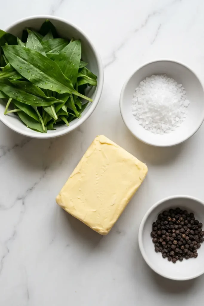 Einfache Bärlauchbutter