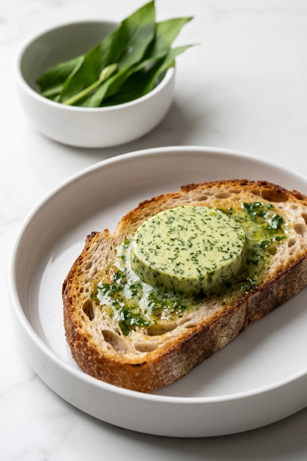 Einfache Bärlauchbutter