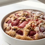 Erdbeer-Rhabarber-Kuchen mit Joghurt Das einfachste Rezept für saftigen Frühlingskuchen (1)