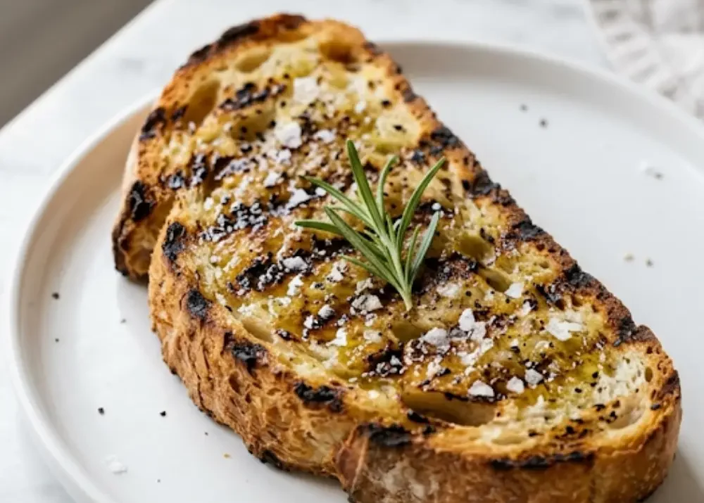 Grillbrot mit Olivenöl und Meersalz: Fluffig & Knusprig vom Rost