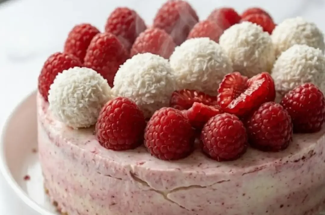 Himbeer-Raffaello-Torte: Das einfachste Rezept für die perfekte Festtagstorte