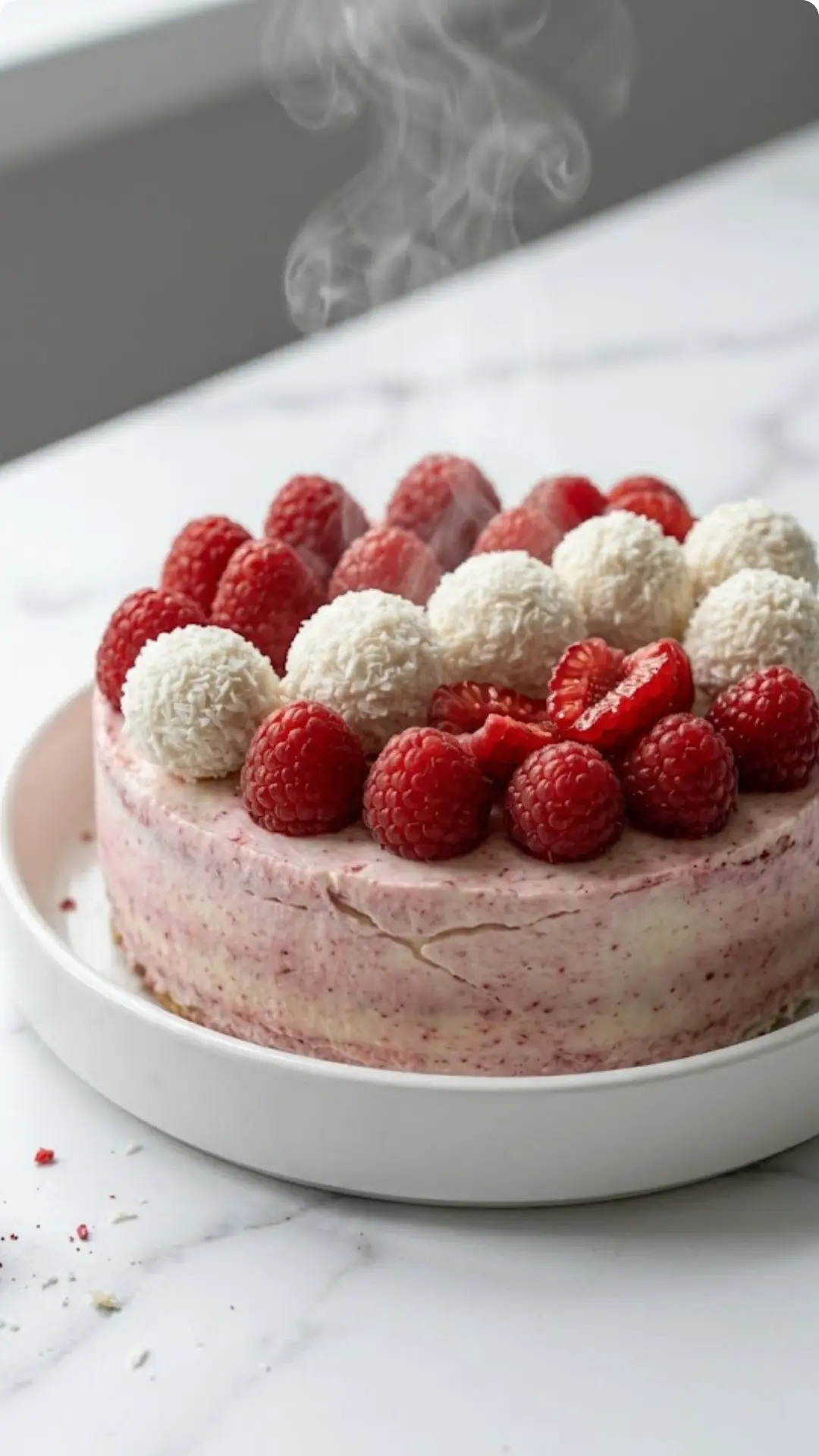 Himbeer-Raffaello-Torte Das einfachste Rezept für die perfekte Festtagstorte