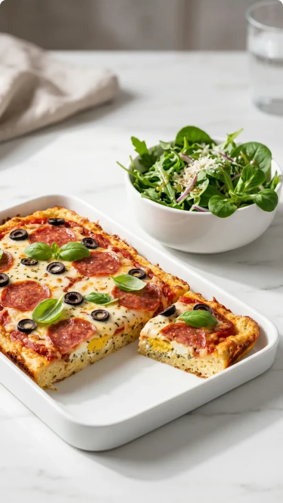 Keto-Pizza mit Käseboden: Das einfachste Low-Carb-Rezept für extra krosse Pizza