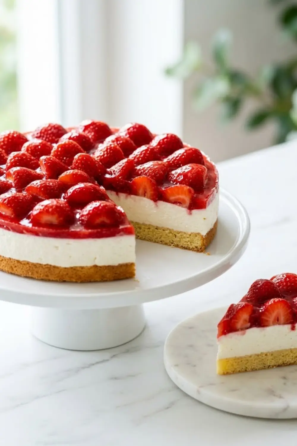 Klassische Erdbeertorte