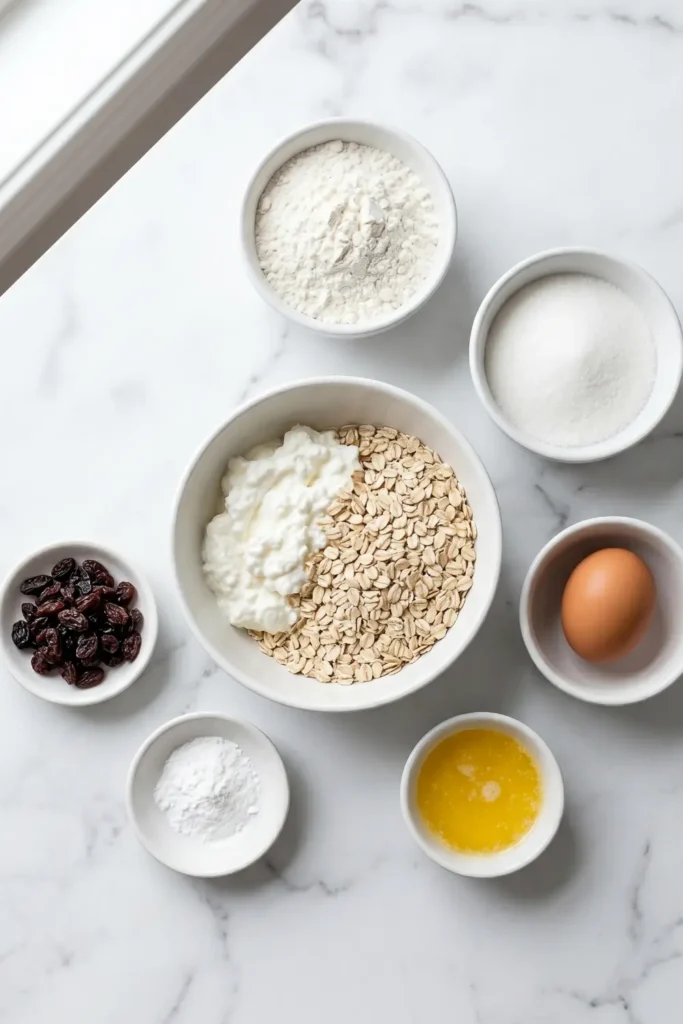Quark-Taler mit Haferflocken – Einfacher und gesunder Protein-Snack