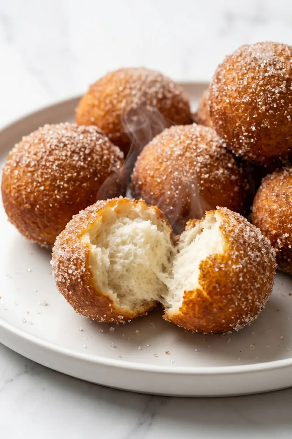 Quarkbällchen mit Sauerteig – Fluffig und selbstgemacht