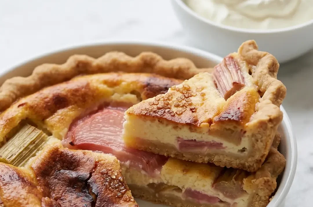Rhabarberkuchen mit Quark: Das einfachste Rezept für cremigen Rhabarber-Käsekuchen