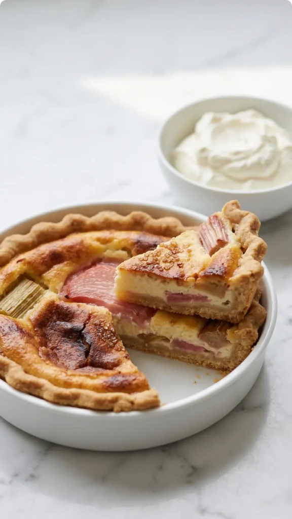 Rhabarberkuchen mit Quark: Das einfachste Rezept für cremigen Rhabarber-Käsekuchen