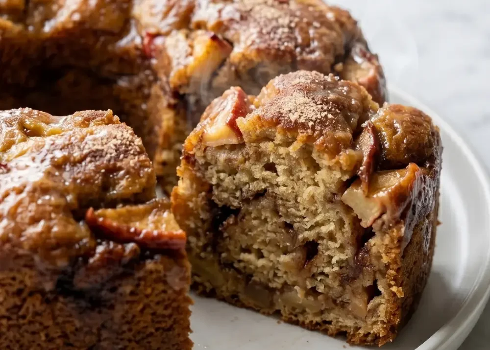Saftiger Zimtschnecken-Apfelkuchen: Das Beste aus zwei Welten