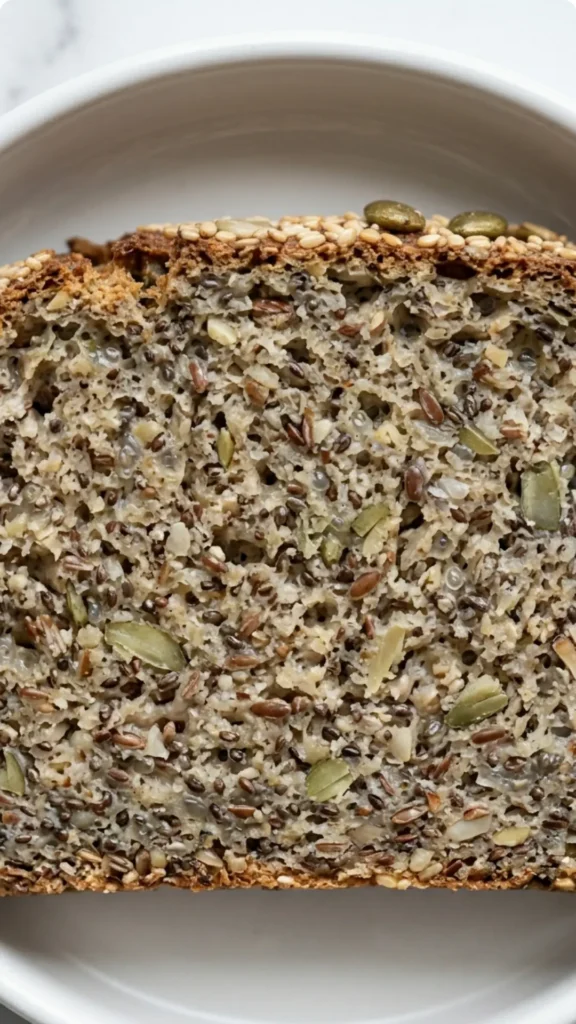 Saftiges Chia Eiweißbrot ohne Hefe – Das beste Protein-Brot Rezept