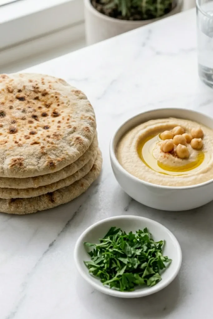Sauerteig Pita Brot – Fluffig und einfach selbstgemacht