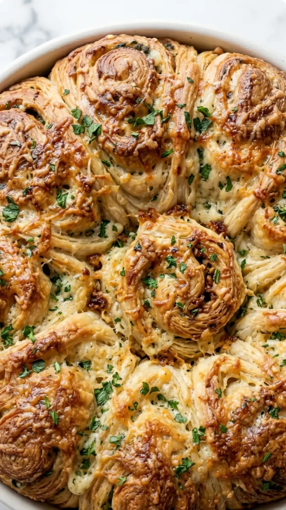 Selbstgebackenes Knoblauchbrot: Das ultimative Fächerbrot aus der Springform