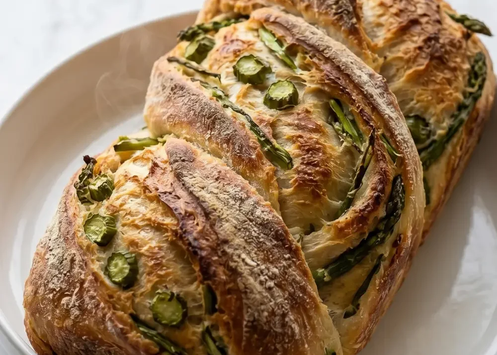 Saftiges Spargelbrot mit Sauerteig & Dinkel: Saisonaler Genuss