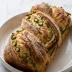 Spargelbrot mit Sauerteig
