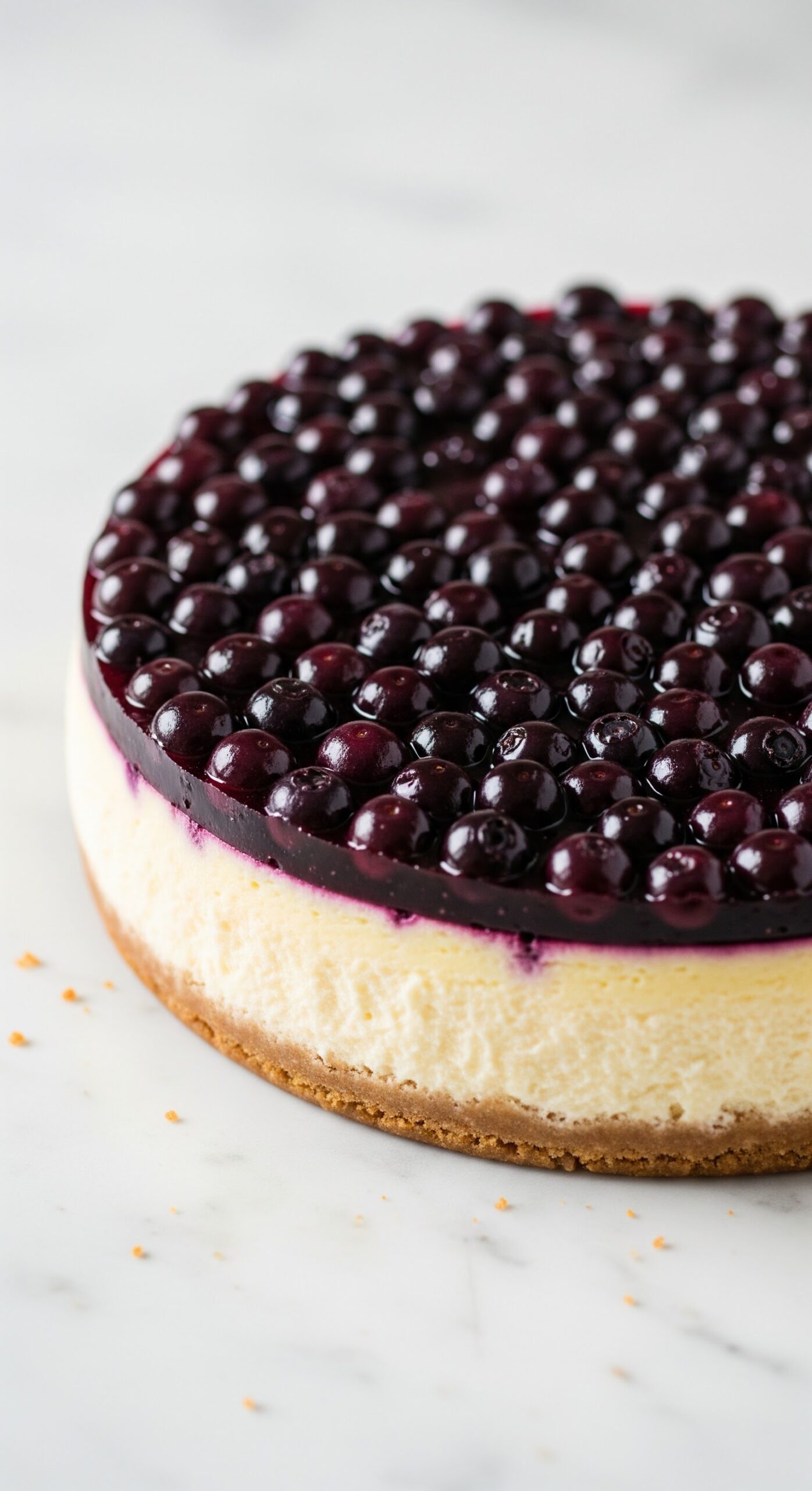 Original New York Cheesecake mit Blaubeeren – Himmlisch cremig