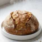 Dinkel-Roggen-Krustenbrot ohne Sauerteig – Knuspriges Topfbrot