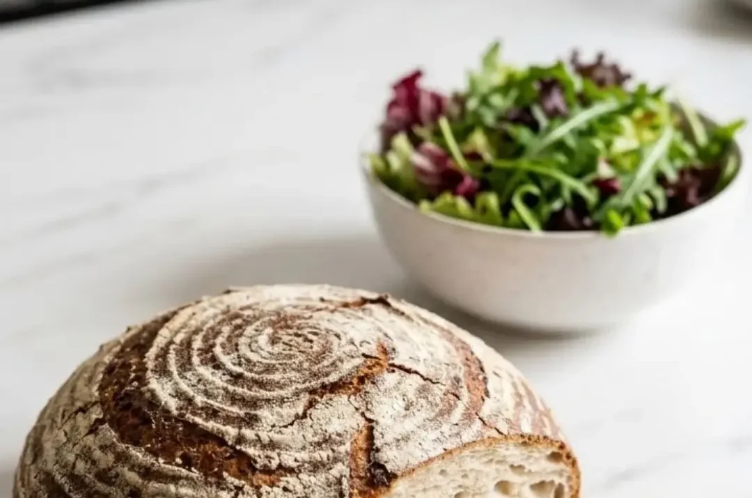 Schnelles und einfaches Roggenmischbrot mit Sauerteig