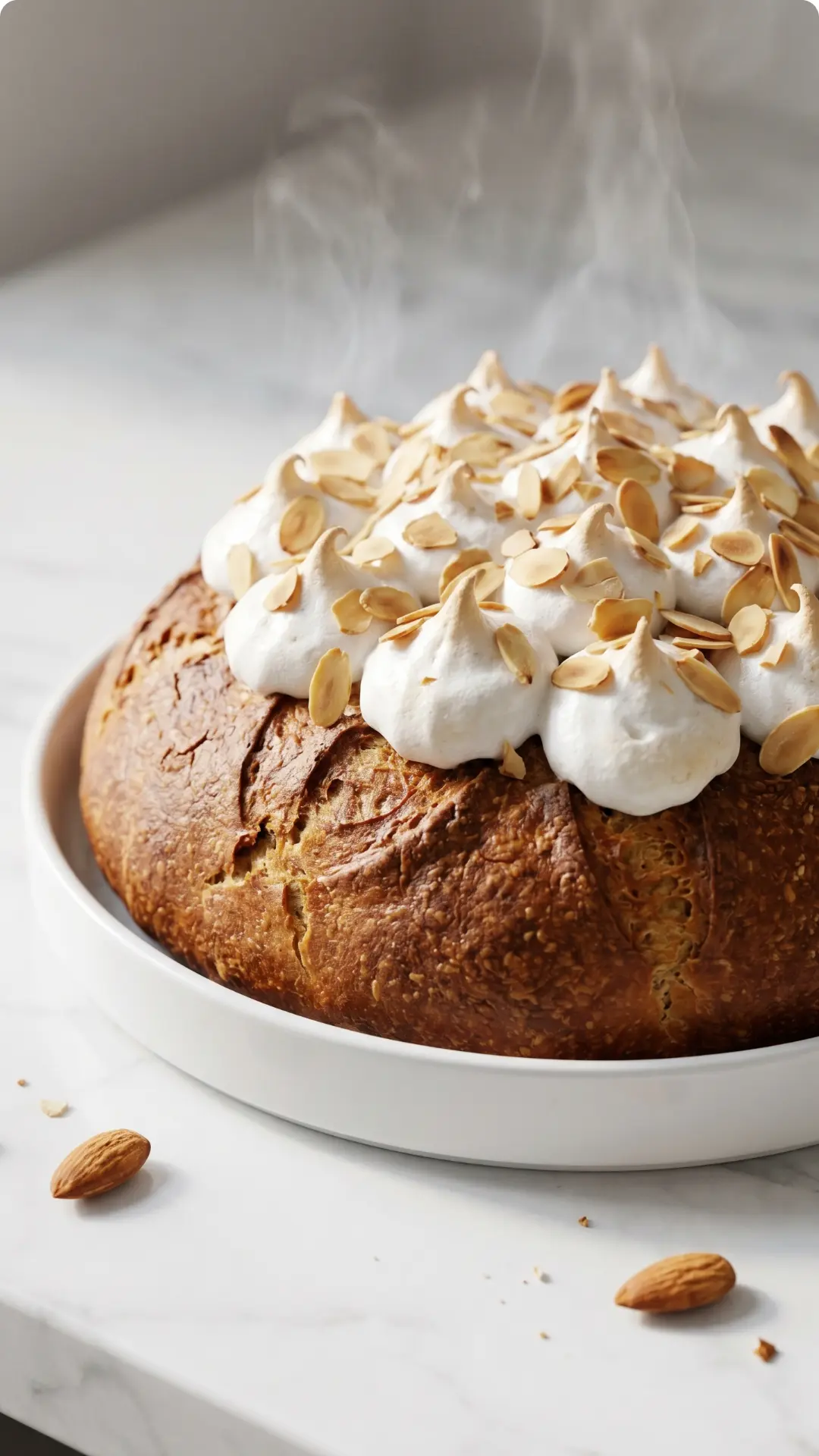Kleiner Rhabarberkuchen mit Baiser backen — Saftig & Knusprig