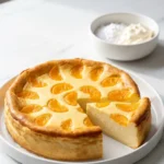 Quark-Käsekuchen mit Mandarinen ohne Boden – Cremig & Schnell