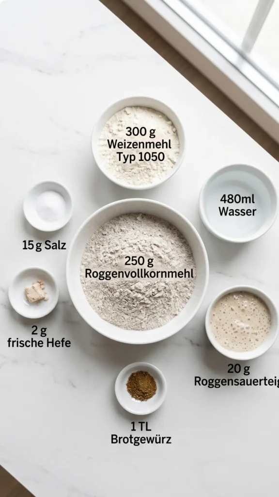 Roggenmischbrot mit Sauerteig – Krosse Kruste & Fluffiges Inneres
