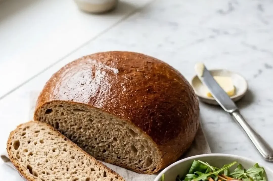 Rustikales Roggenbrot ohne Sauerteig: Kross & Gelingsicher