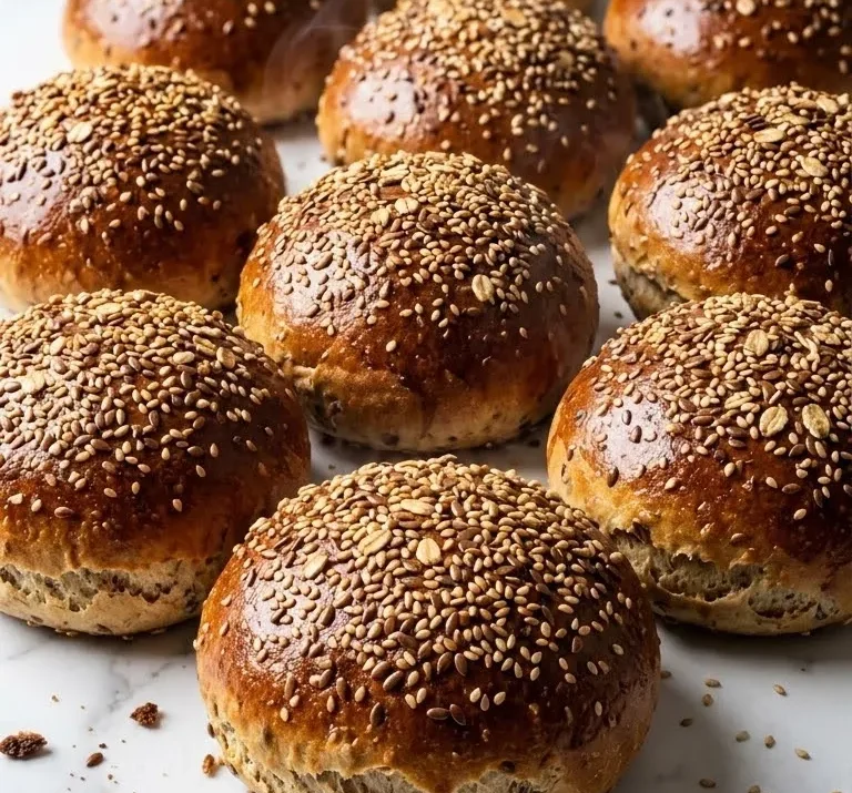 Fluffige Burger-Buns mit Sesam: Das beste Express-Rezept für perfekte Burger