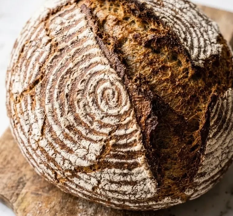 Krosses Bauernbrot wie vom Bäcker: Einfaches Rezept mit Sauerteig