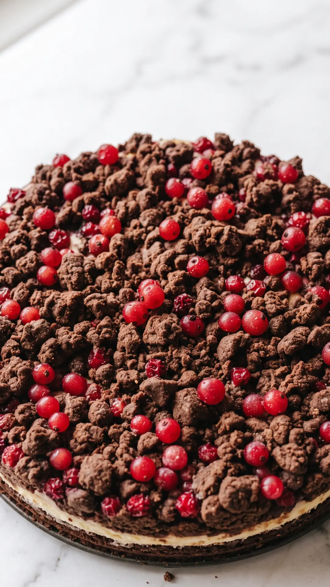 Cremiger Johannisbeer-Schokostreusel-Kuchen – Fruchtig & knusprig (1)