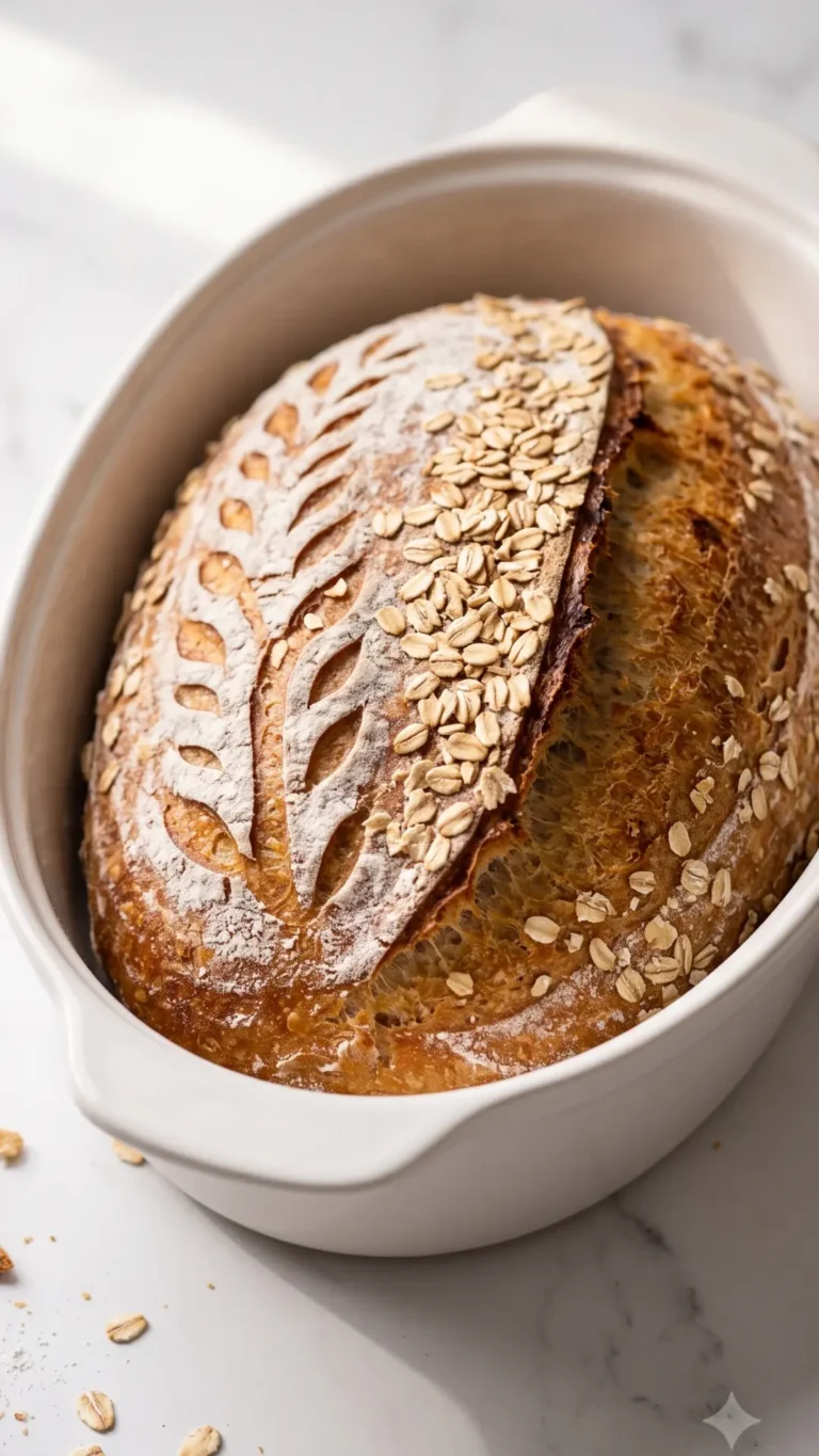 Saftiges Dinkel Joghurt Brot aus dem Topf – Gelingsicheres Rezept