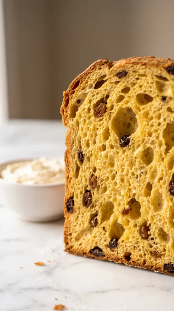 Fluffigen italienischen Panettone mit Weizensauerteig Robert backen