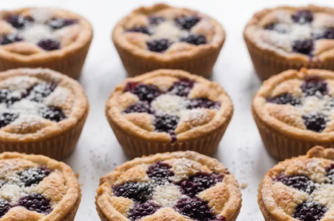 Französische Tartelettes mit Brombeeren und Sauerteig – Einfaches Rezept