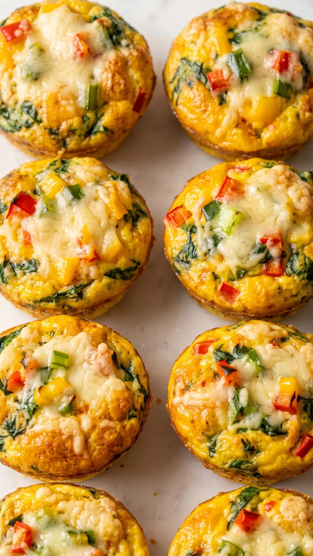 Saftige Eiermuffins mit Gemüse & Käse – Perfekt fürs Frühstück