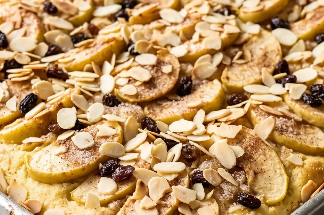 Saftiger Hefeteig-Apfelkuchen mit knuspriger Mandelkruste: Einfach perfekt