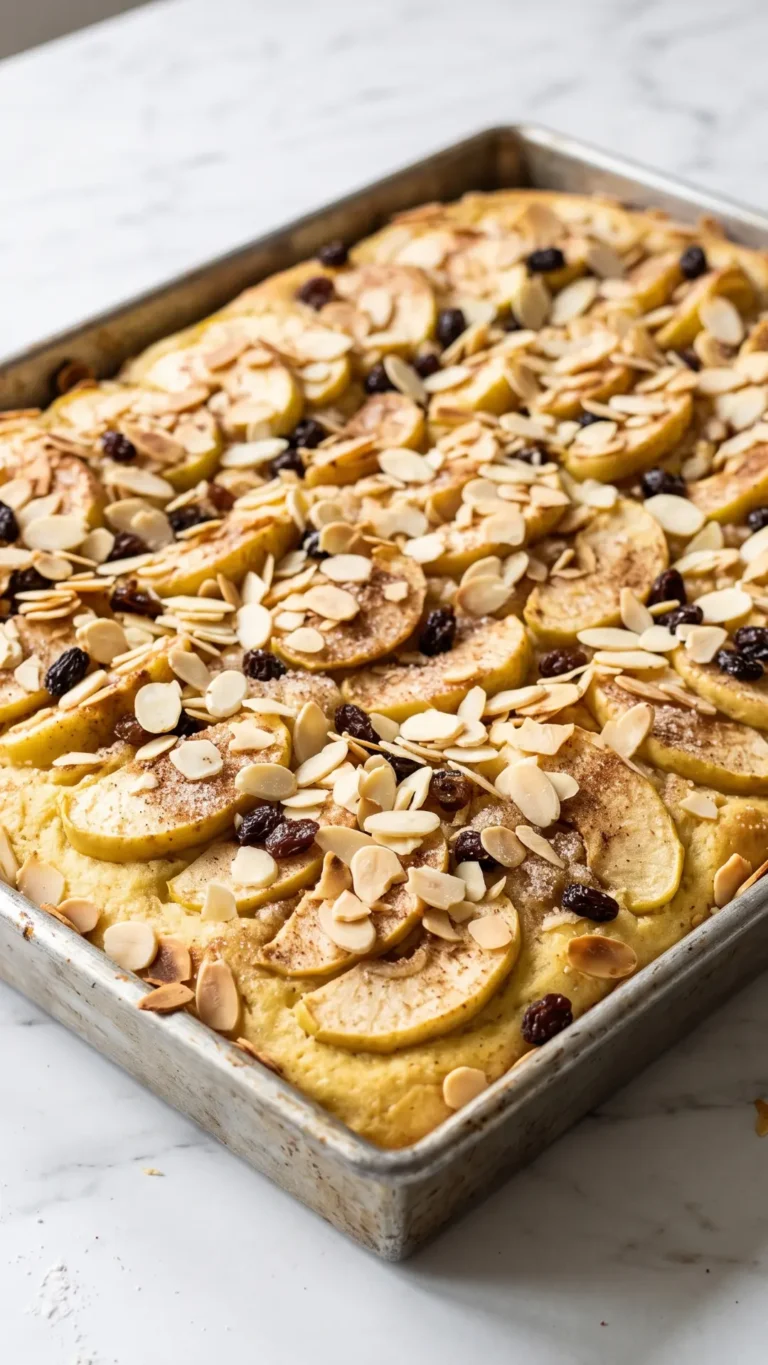 Saftiger Hefeteig-Apfelkuchen mit knuspriger Mandelkruste: Einfach perfekt