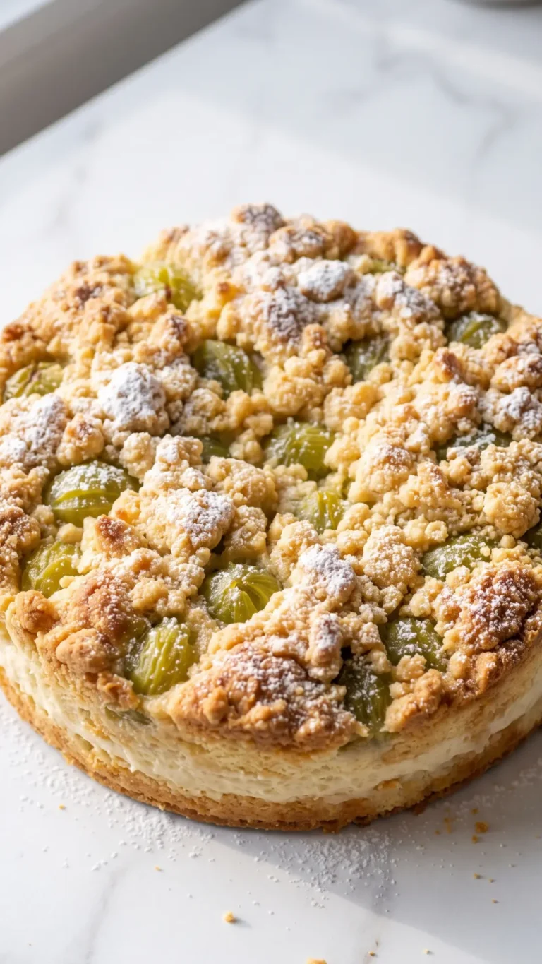 Saftiger Stachelbeer-Blechkuchen: Das beste Rührteig-Rezept mit Mandeln