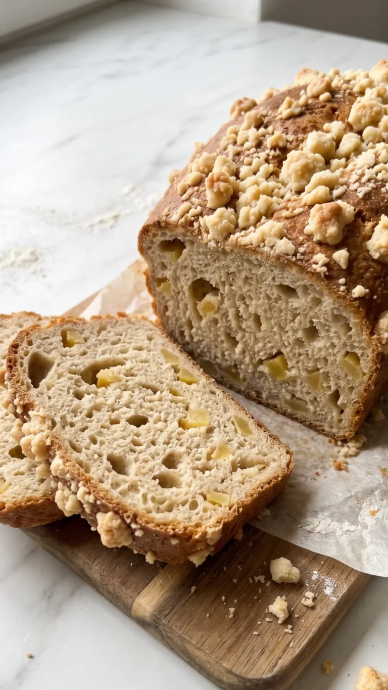 Saftiges Sauerteig-Apple-Crumble-Brot: Gelingt immer perfekt