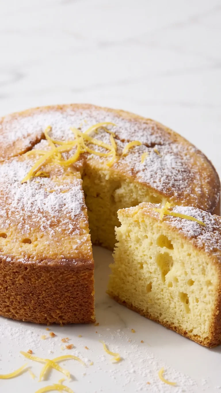 Zitroniger Kuchen im Airfryer: Saftiger Zitronenkuchen