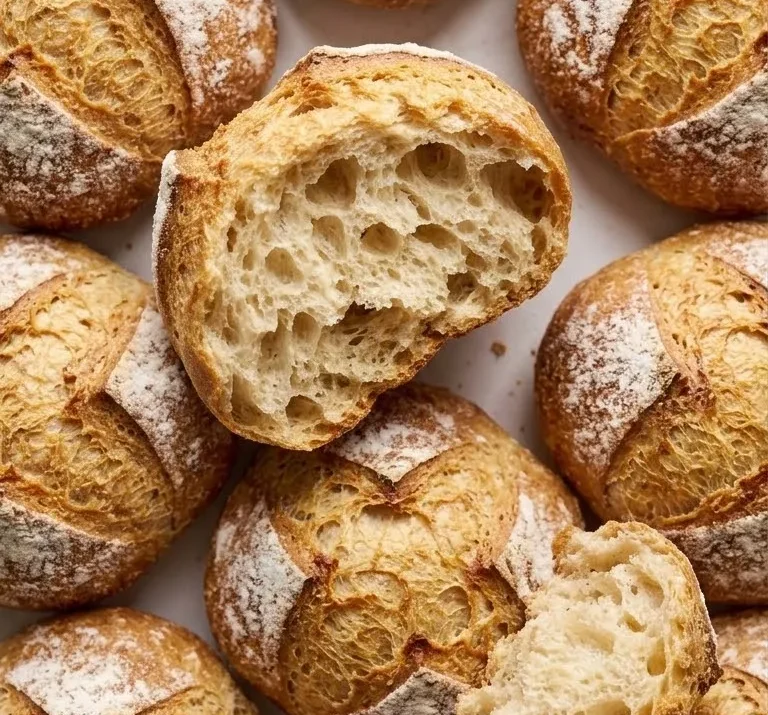 Knusprige Brötchen über Nacht: Das beste Rezept ohne Kneten