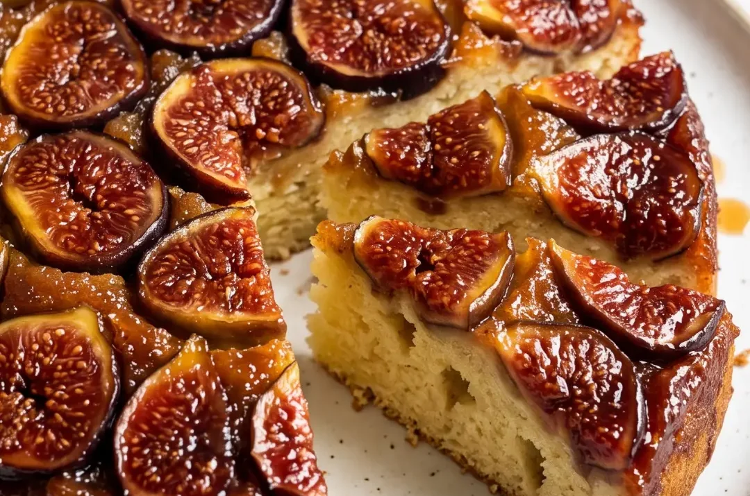 Französischer Feigenkuchen: Karamellisierter gestürzter Rührkuchen