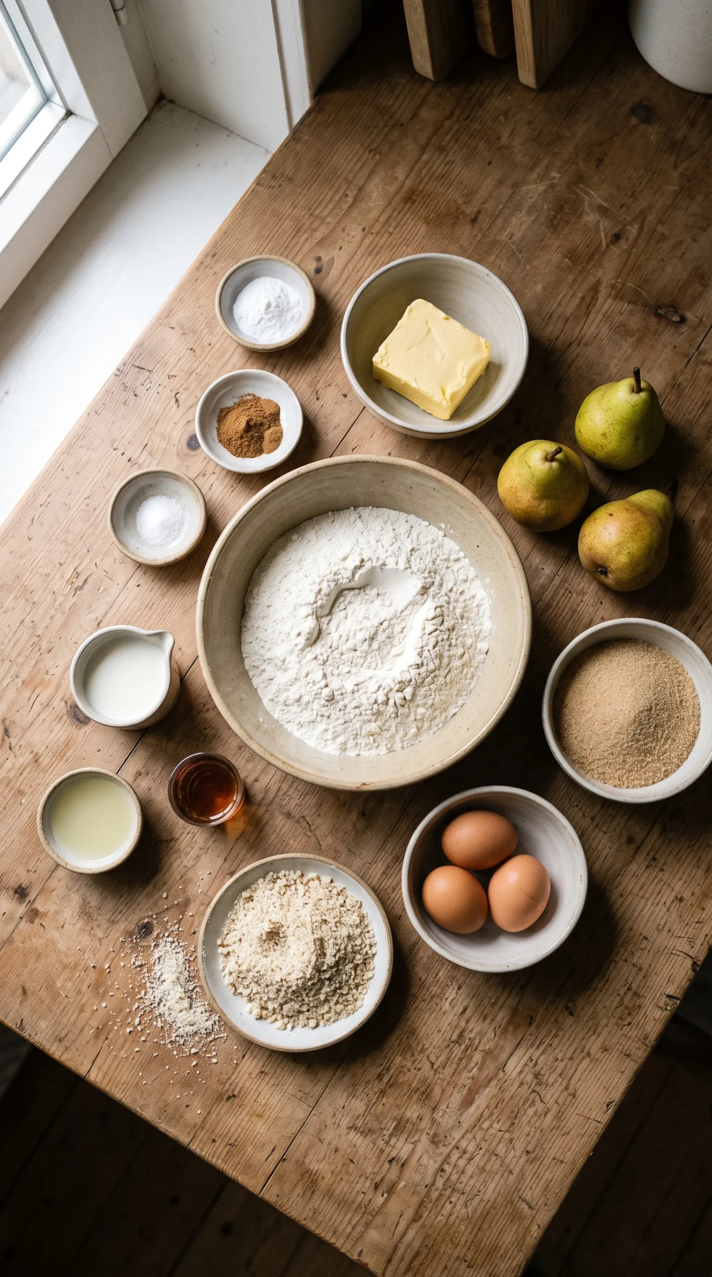 Klassischer Birnenkuchen mit Mandeln: Saftig und aromatisch